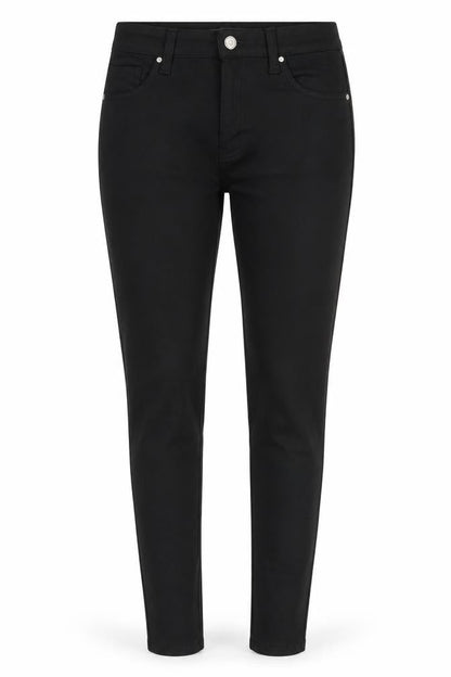 Womens UK Size 10 Denim&co Regular Fit Skinny Black Jeans