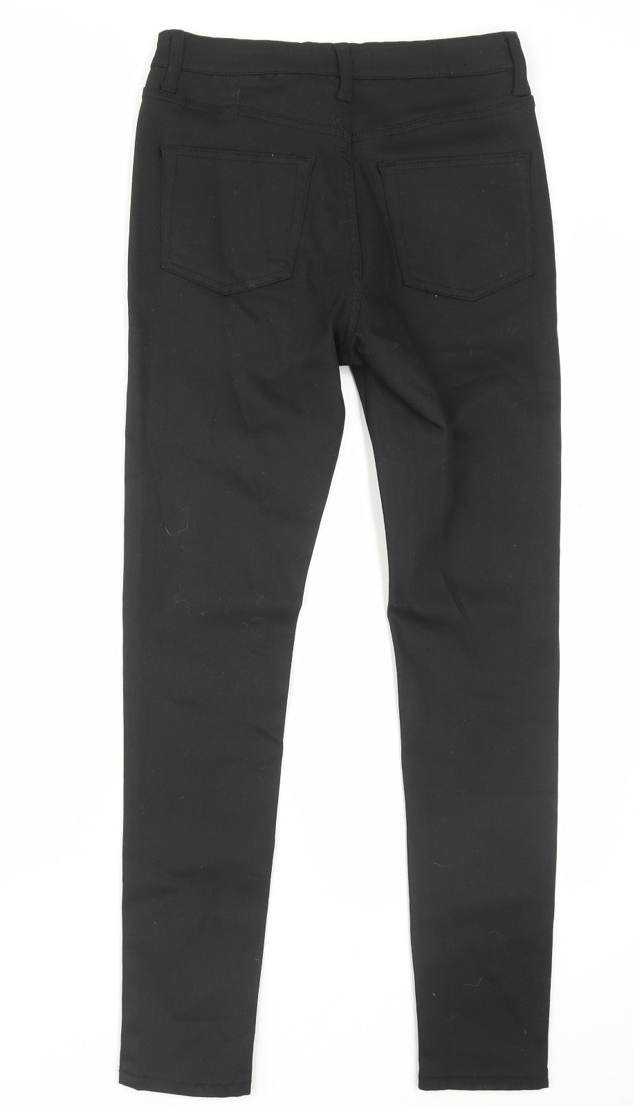 Denim&co Womens Black Cotton Skinny Jeans Size 10 L28 in Regular Button