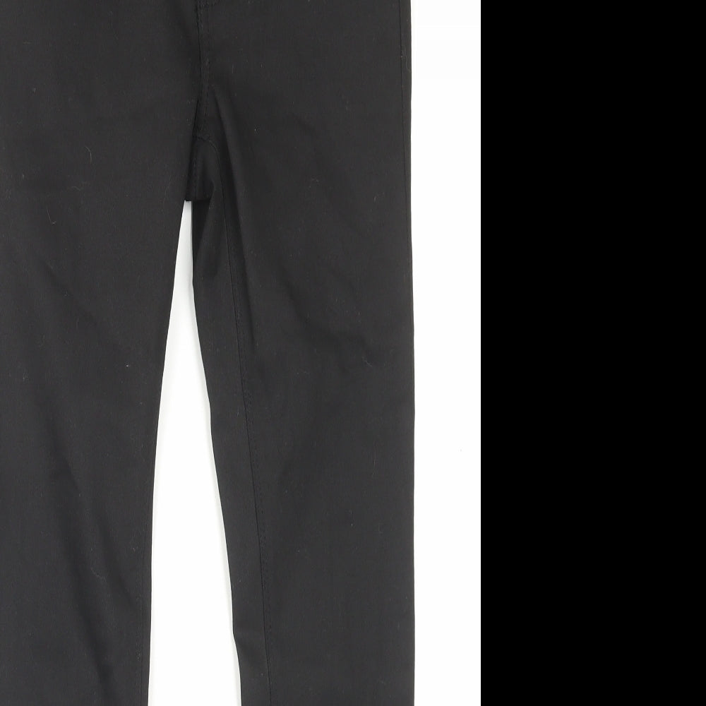 Denim&co Womens Black Cotton Skinny Jeans Size 10 L28 in Regular Button