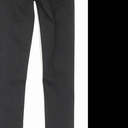 Denim&co Womens Black Cotton Skinny Jeans Size 10 L28 in Regular Button