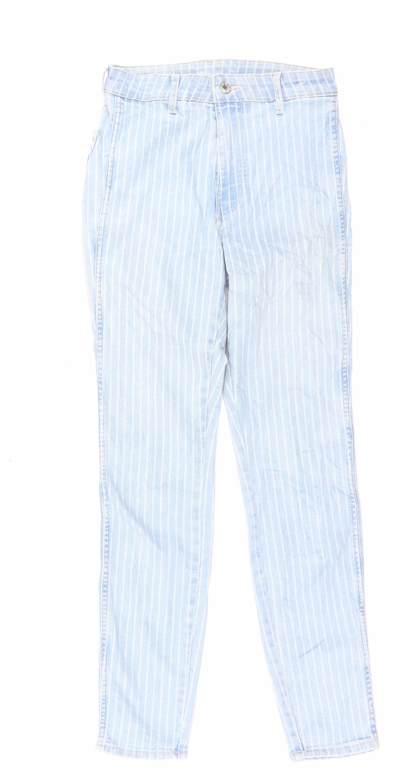 Womens UK Size 26 in H&M Regular Fit Skinny Blue Jeans