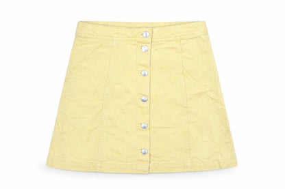 Womens UK Size 10 H&M A-Line Denim Skirt