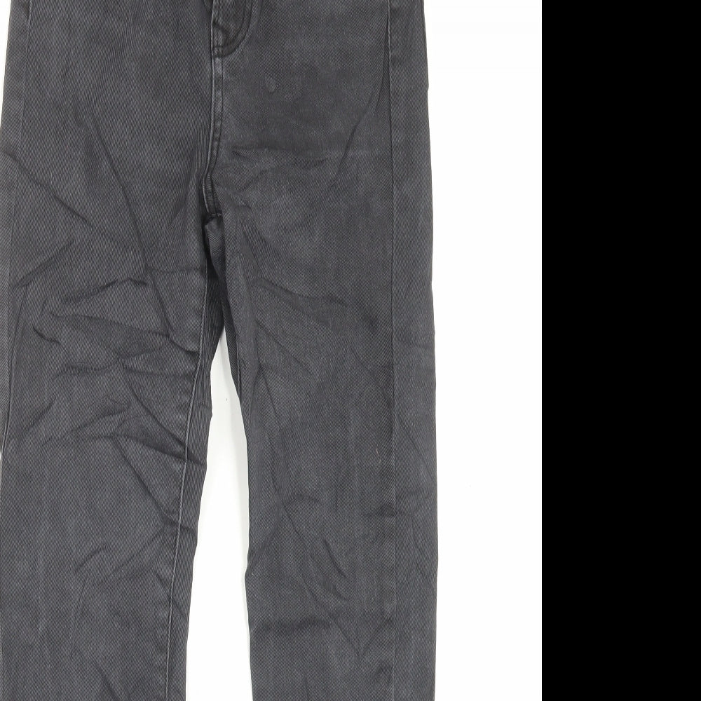 Womens UK Size 6 STR Regular Fit Skinny Black Jeans