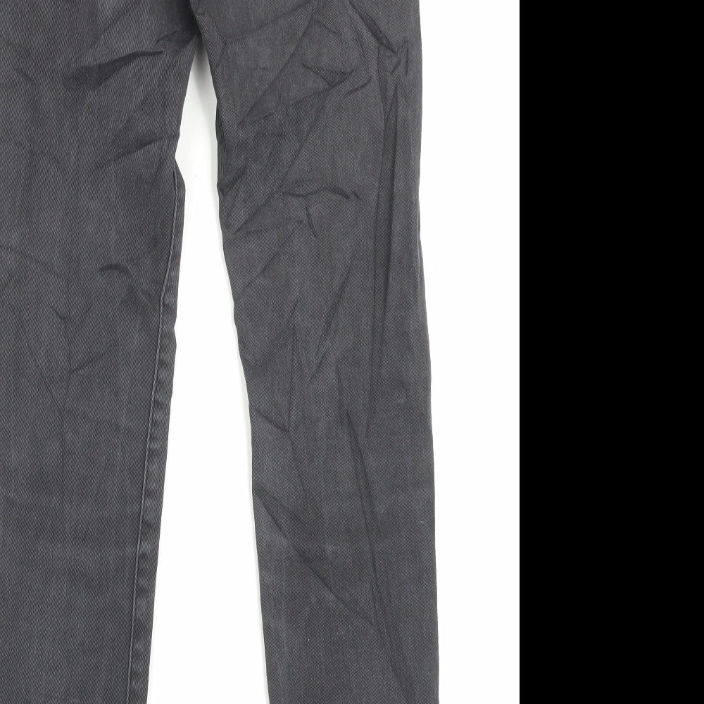 Womens UK Size 6 STR Regular Fit Skinny Black Jeans
