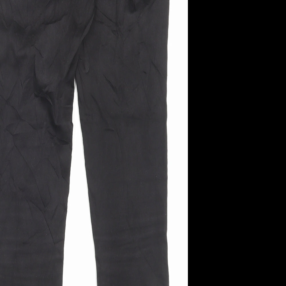 Womens UK Size 10 Papaya Regular Fit Skinny Black Jeans