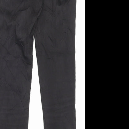 Womens UK Size 10 Papaya Regular Fit Skinny Black Jeans