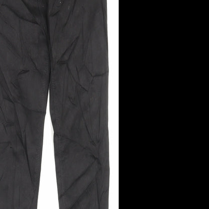 Ware Denim Womens Black Cotton Skinny Jeans Size 10 L29 in Regular Button