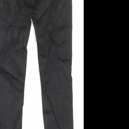 Ware Denim Womens Black Cotton Skinny Jeans Size 10 L29 in Regular Button