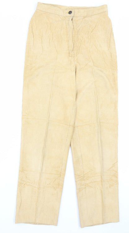 Womens UK Size 12 Preworn Regular Fit  Yellow Trousers