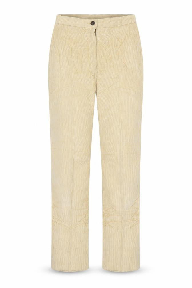 Womens UK Size 12 Preworn Regular Fit  Yellow Trousers