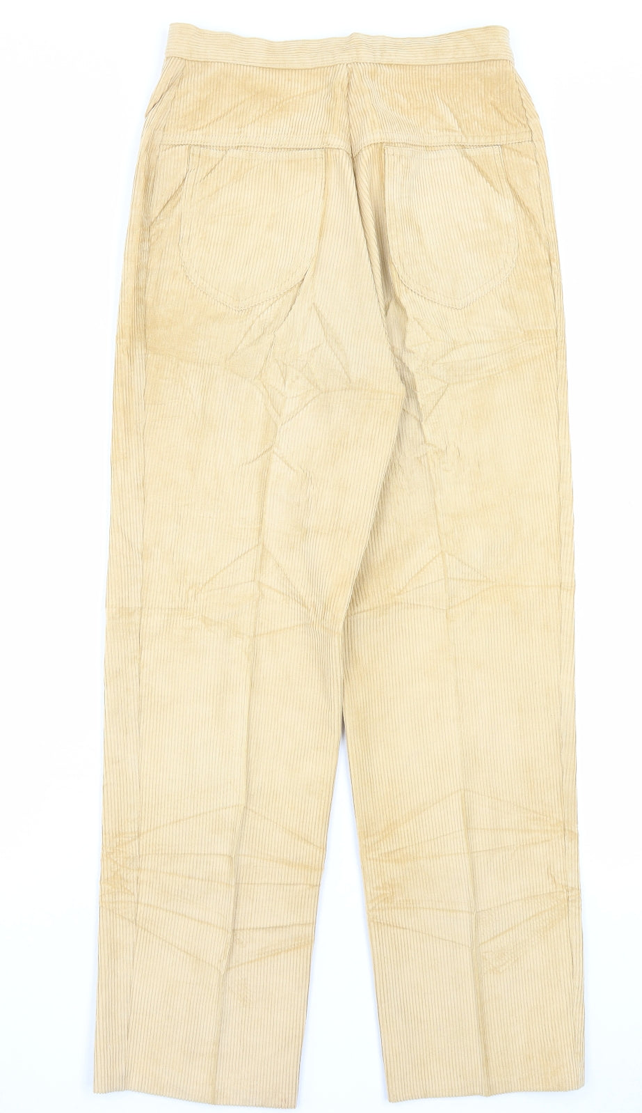Womens UK Size 12 Preworn Regular Fit  Yellow Trousers