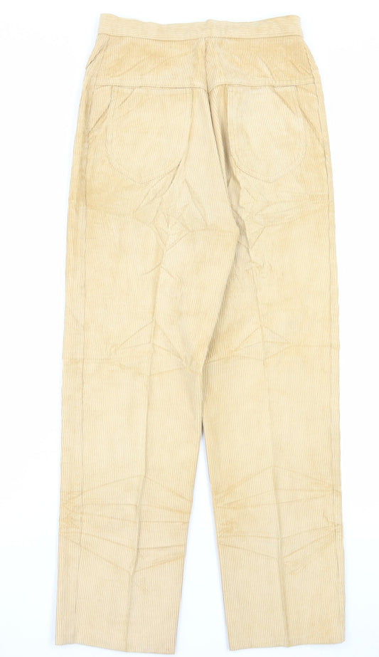 Womens UK Size 12 Preworn Regular Fit  Yellow Trousers