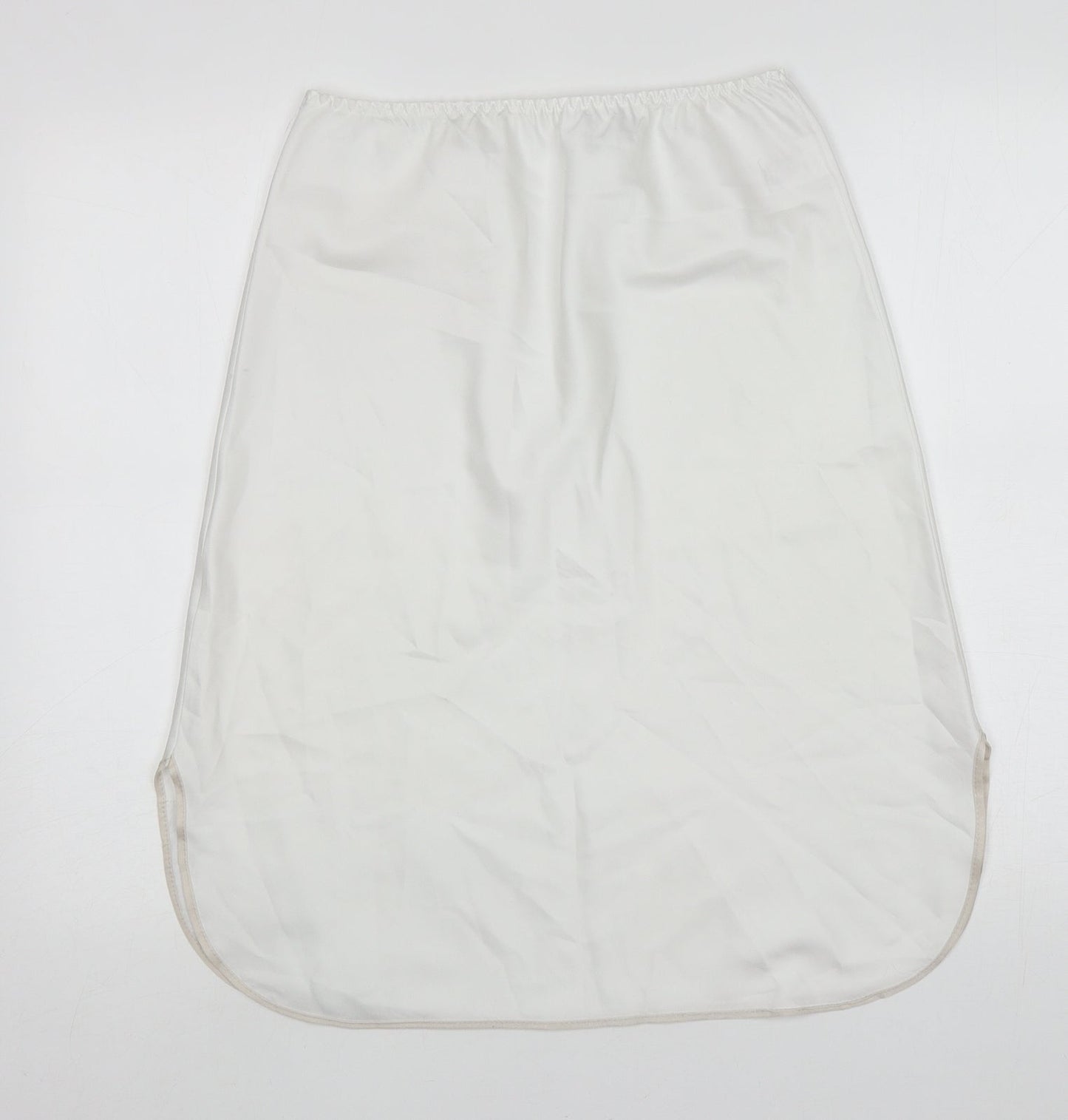Womens UK Size 10 St Michael Pettiskirt Satin Skirt