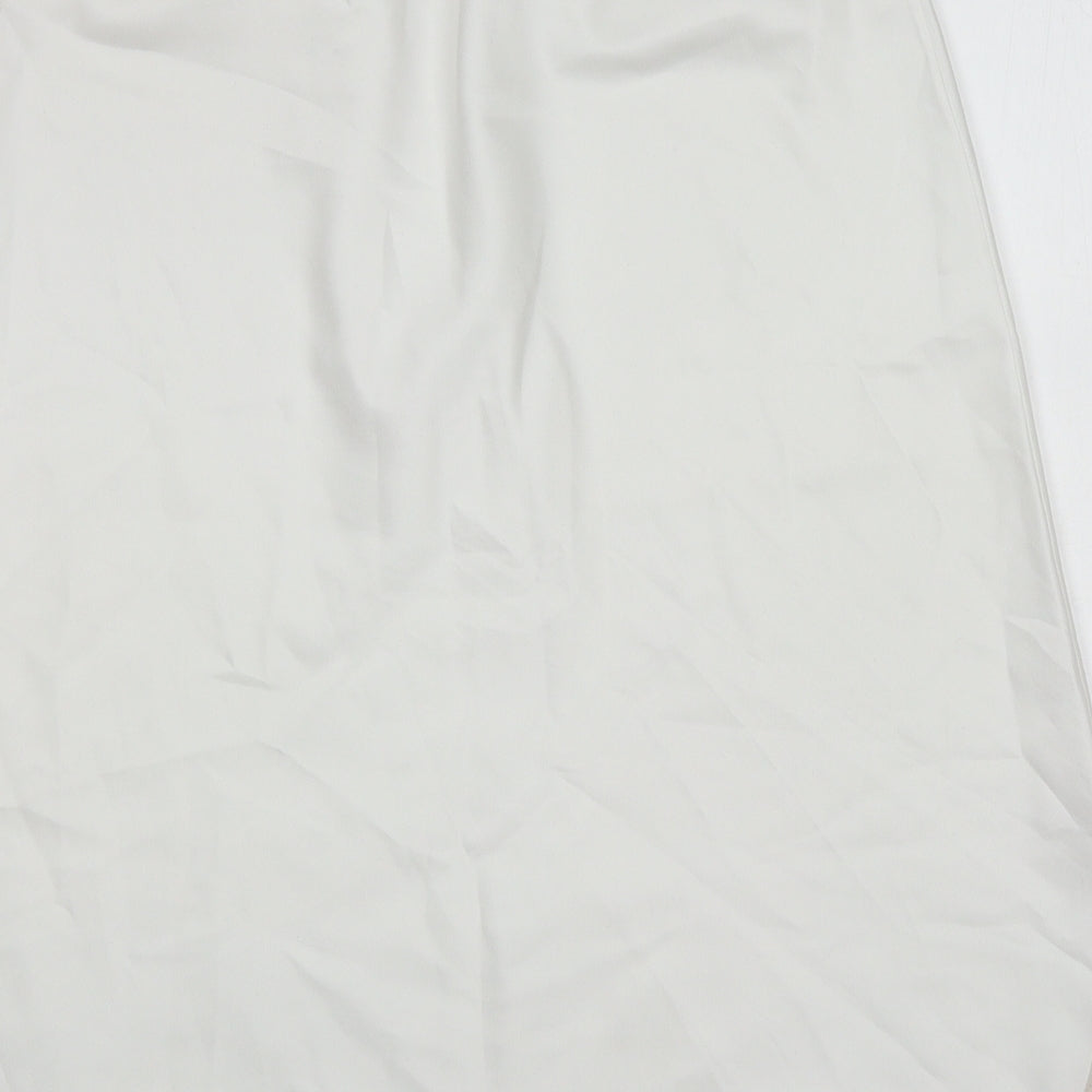 Womens UK Size 10 St Michael Pettiskirt Satin Skirt
