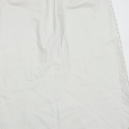 Womens UK Size 10 St Michael Pettiskirt Satin Skirt