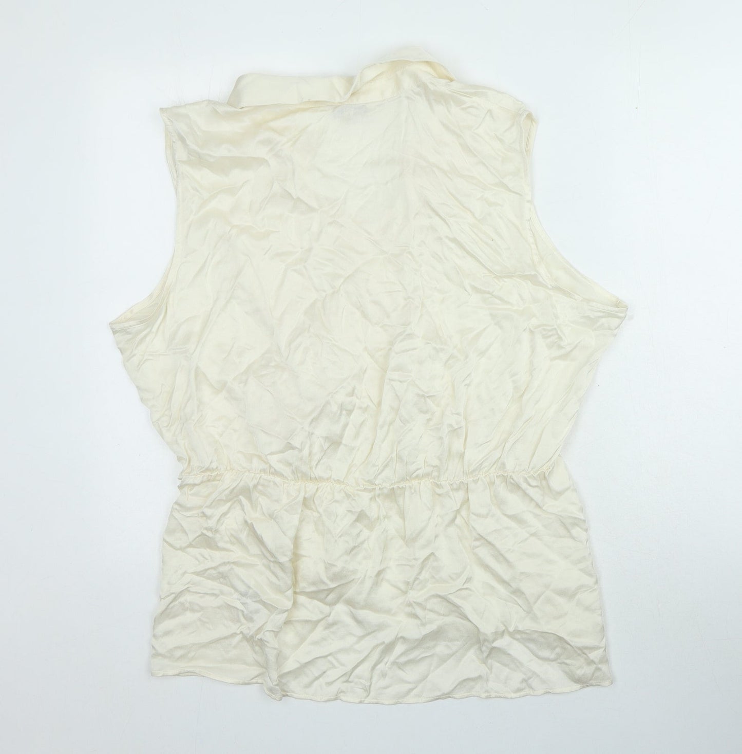Womens UK Size 20 NEXT Ivory Basic Blouse