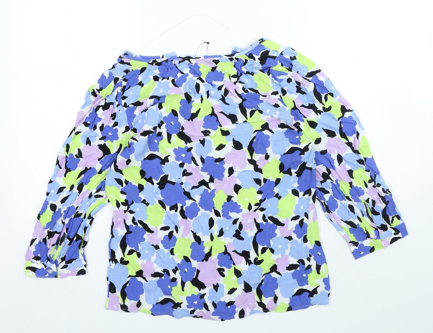 Womens UK Size 6 Marks and Spencer Multicoloured Basic Blouse