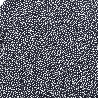 Womens UK Size 6 Marks and Spencer Blue Basic Button-Up