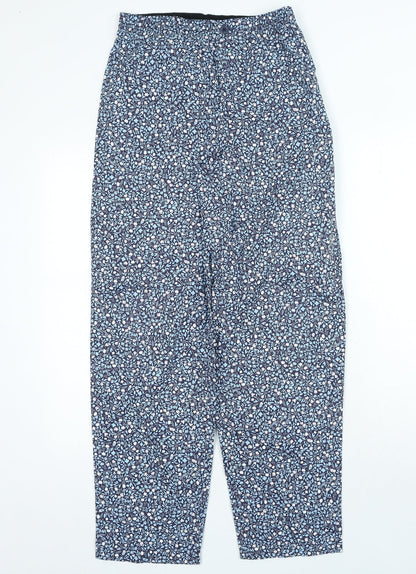Womens UK Size S Marks and Spencer Regular Fit  Blue Trousers