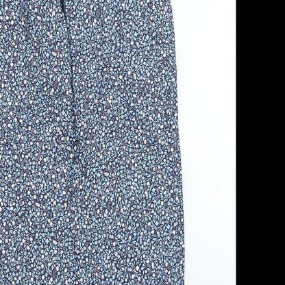 Womens UK Size S Marks and Spencer Regular Fit  Blue Trousers