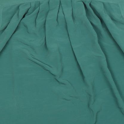 The J on D Collection Womens Green Polyester Basic Button-Up Size 14 Collared
