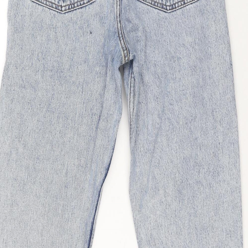 COLLUSION Womens Blue Cotton Skinny Jeans Size 28 in L26 in Regular Zip