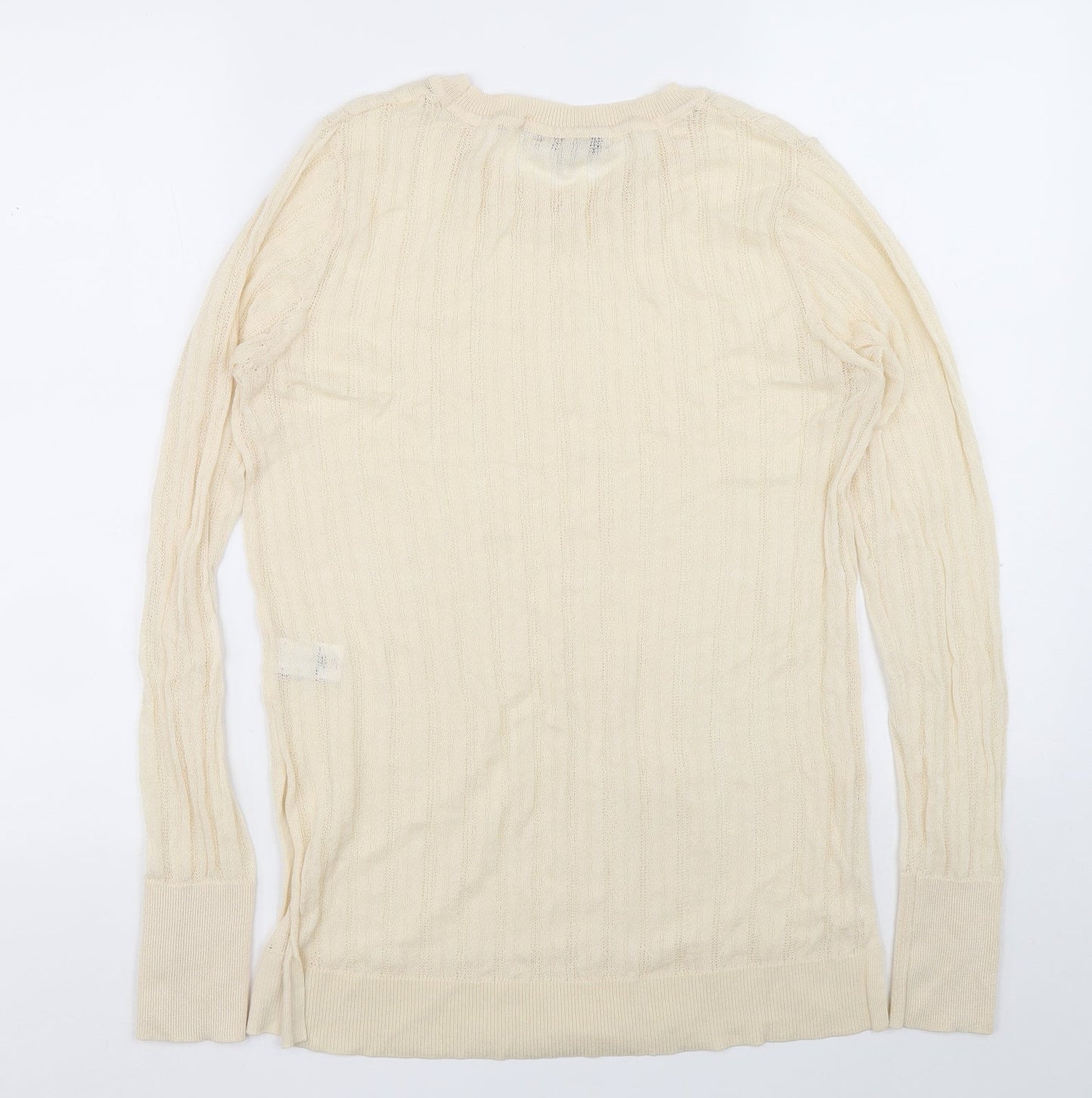 Womens UK Size 12 NEXT Beige Pullover Jumper