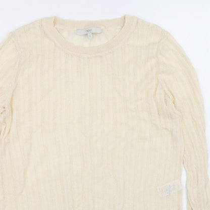 Womens UK Size 12 NEXT Beige Pullover Jumper