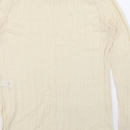 Womens UK Size 12 NEXT Beige Pullover Jumper