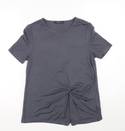 Womens UK Size 10 Marks and Spencer Grey Tunic T-Shirt