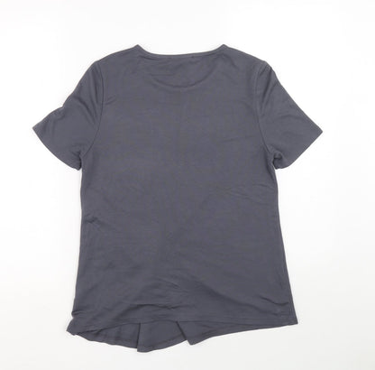 Womens UK Size 10 Marks and Spencer Grey Tunic T-Shirt