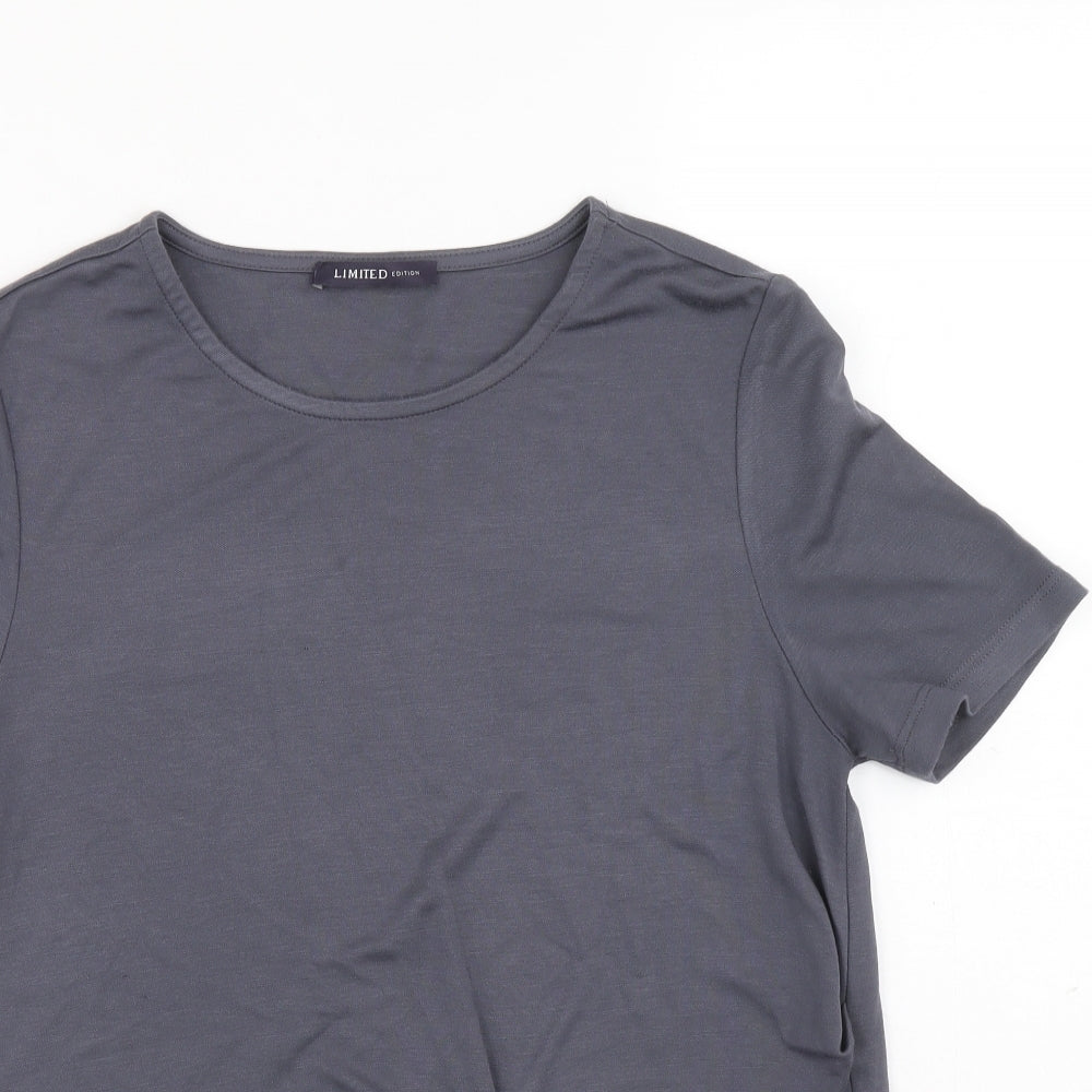 Womens UK Size 10 Marks and Spencer Grey Tunic T-Shirt