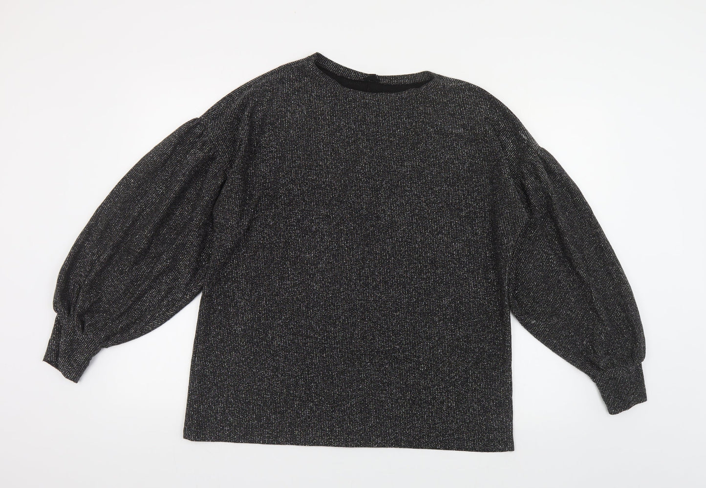Womens UK Size S River Island Black Pullover Jumper