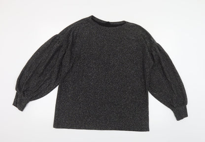 Womens UK Size S River Island Black Pullover Jumper