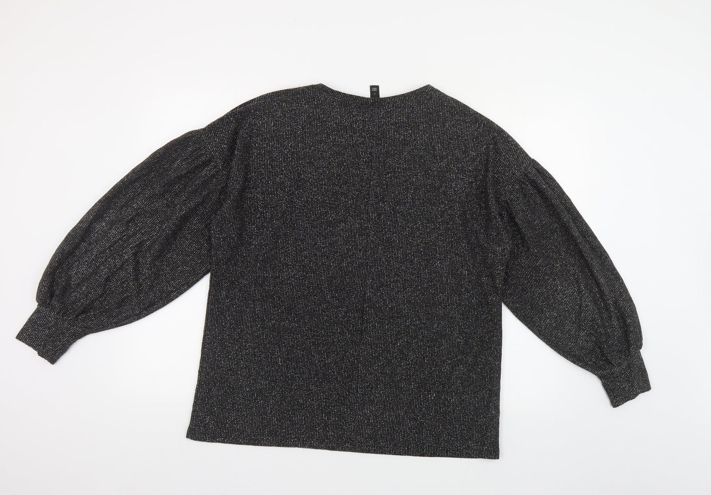 Womens UK Size S River Island Black Pullover Jumper