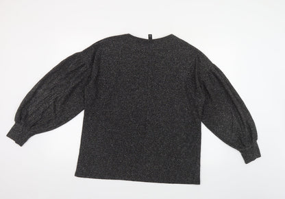 Womens UK Size S River Island Black Pullover Jumper