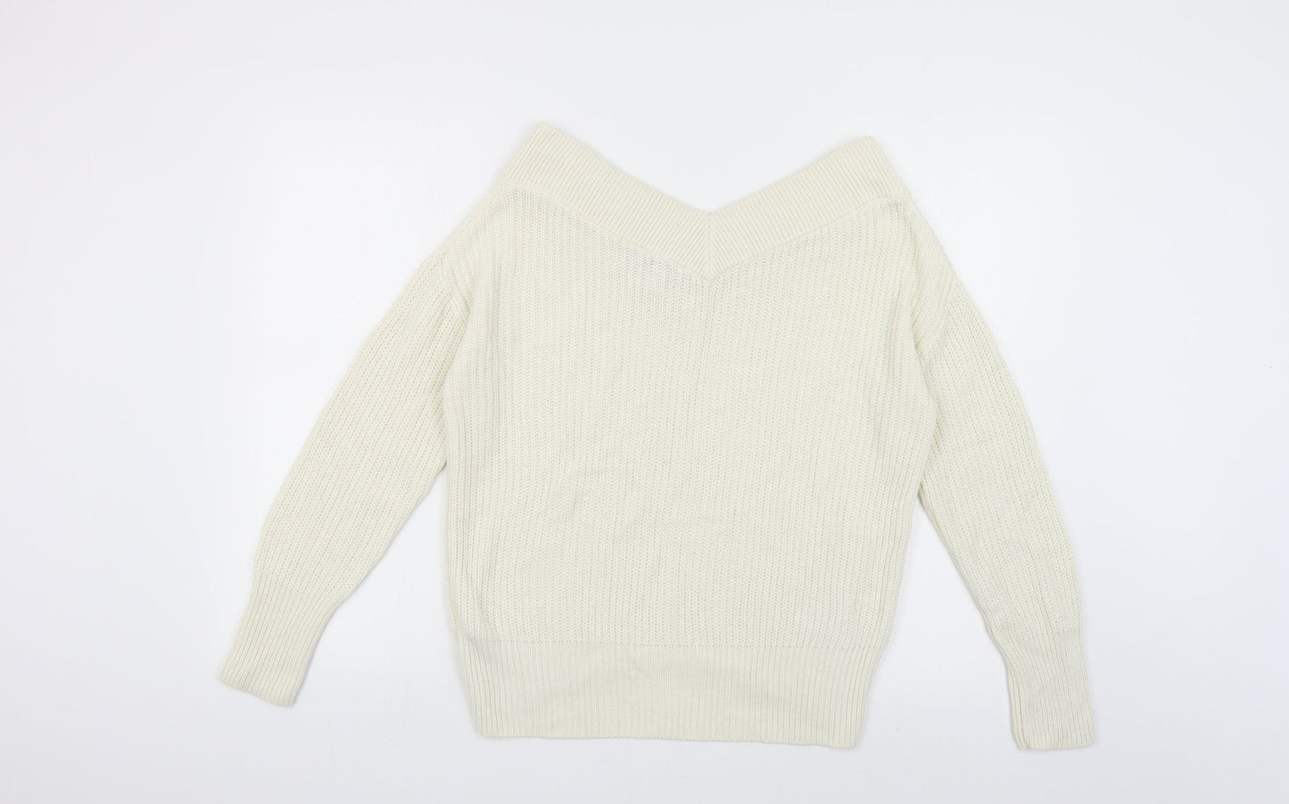 Womens UK Size 8 Topshop Ivory Shrug Jumper