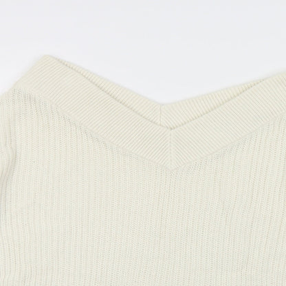 Womens UK Size 8 Topshop Ivory Shrug Jumper