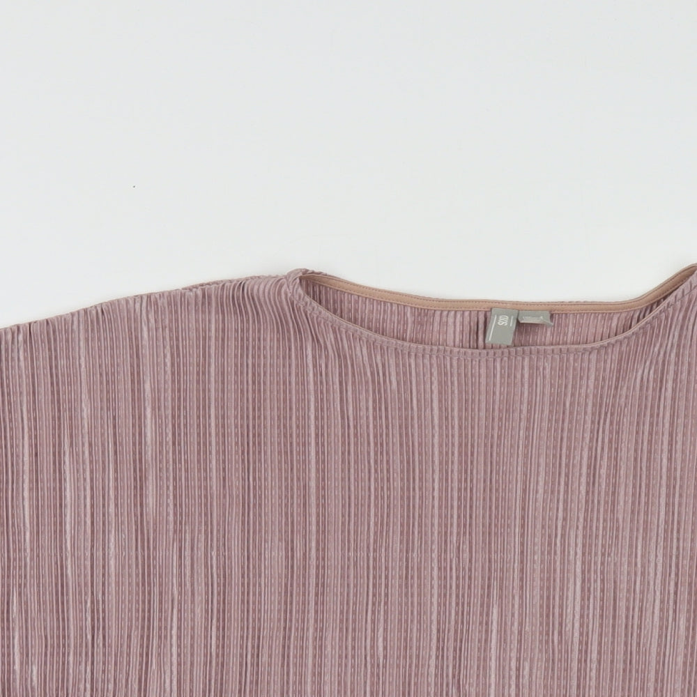 Womens UK Size 4 ASOS Pink Basic Blouse