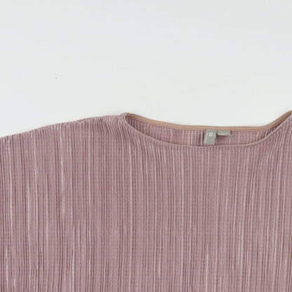 Womens UK Size 4 ASOS Pink Basic Blouse