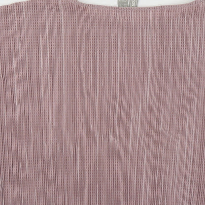 Womens UK Size 4 ASOS Pink Basic Blouse