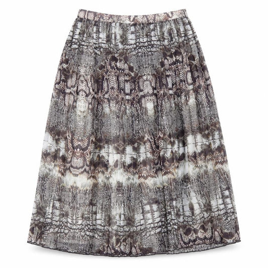 Womens UK Size 10 ASOS Pleated Chiffon Skirt