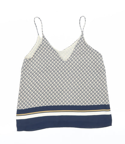 Womens UK Size 8 H&M Blue Camisole Tank