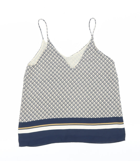 Womens UK Size 8 H&M Blue Camisole Tank