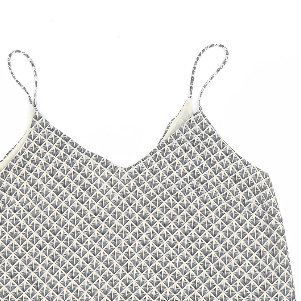 Womens UK Size 8 H&M Blue Camisole Tank