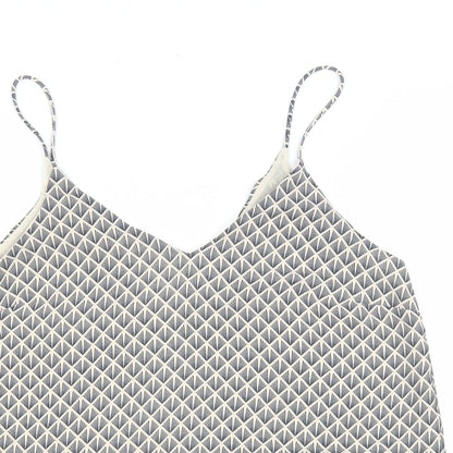 Womens UK Size 8 H&M Blue Camisole Tank