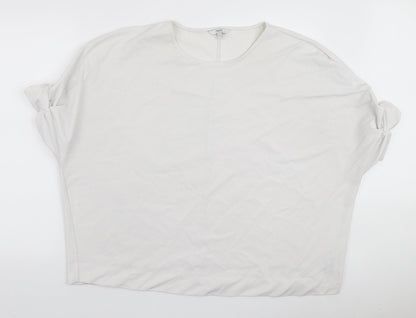 Womens UK Size 22 NEXT White Basic T-Shirt
