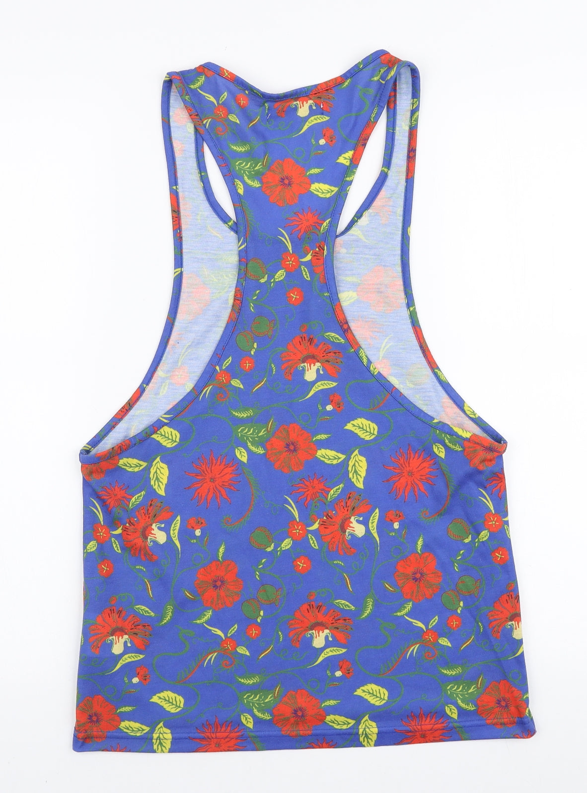 Womens UK Size XS Night Addict Blue Basic Tank