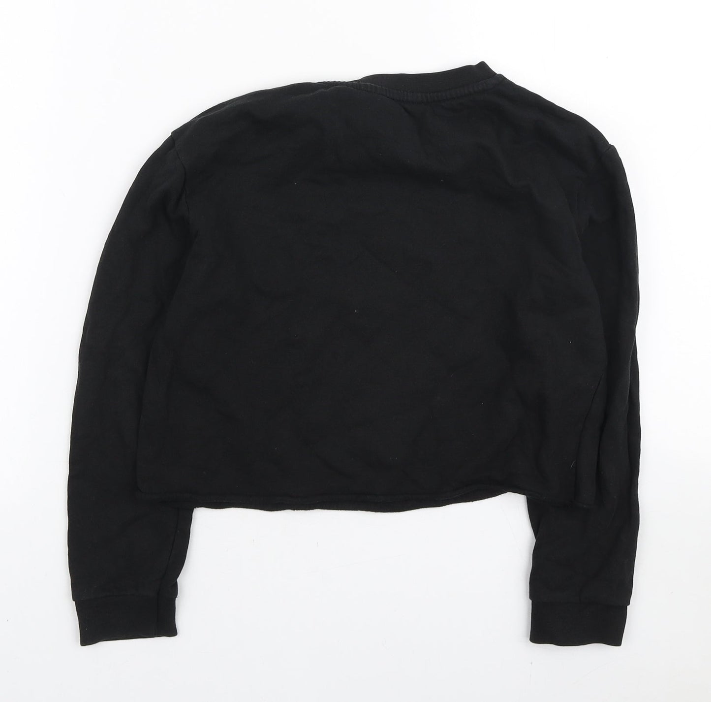 Primark Girls Black Cotton Pullover Sweatshirt Size 10-11 Years Pullover - Unicorns Are Real