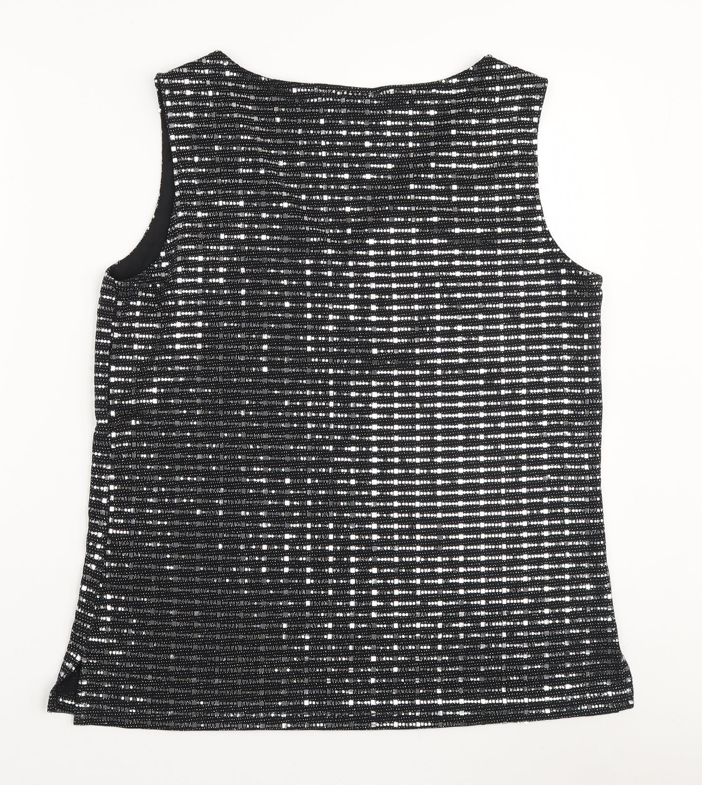 Womens UK Size M Wallis Black Basic Tank
